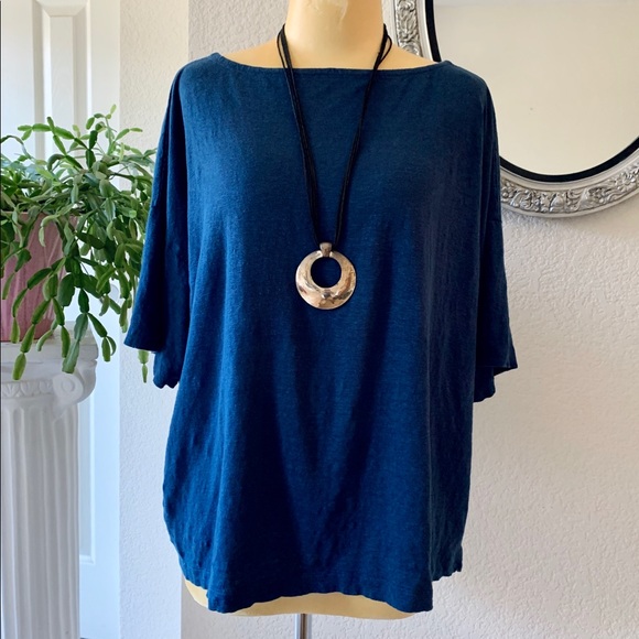 Eileen Fisher Tops - 🦋 Eileen Fisher 100% linen pullover top